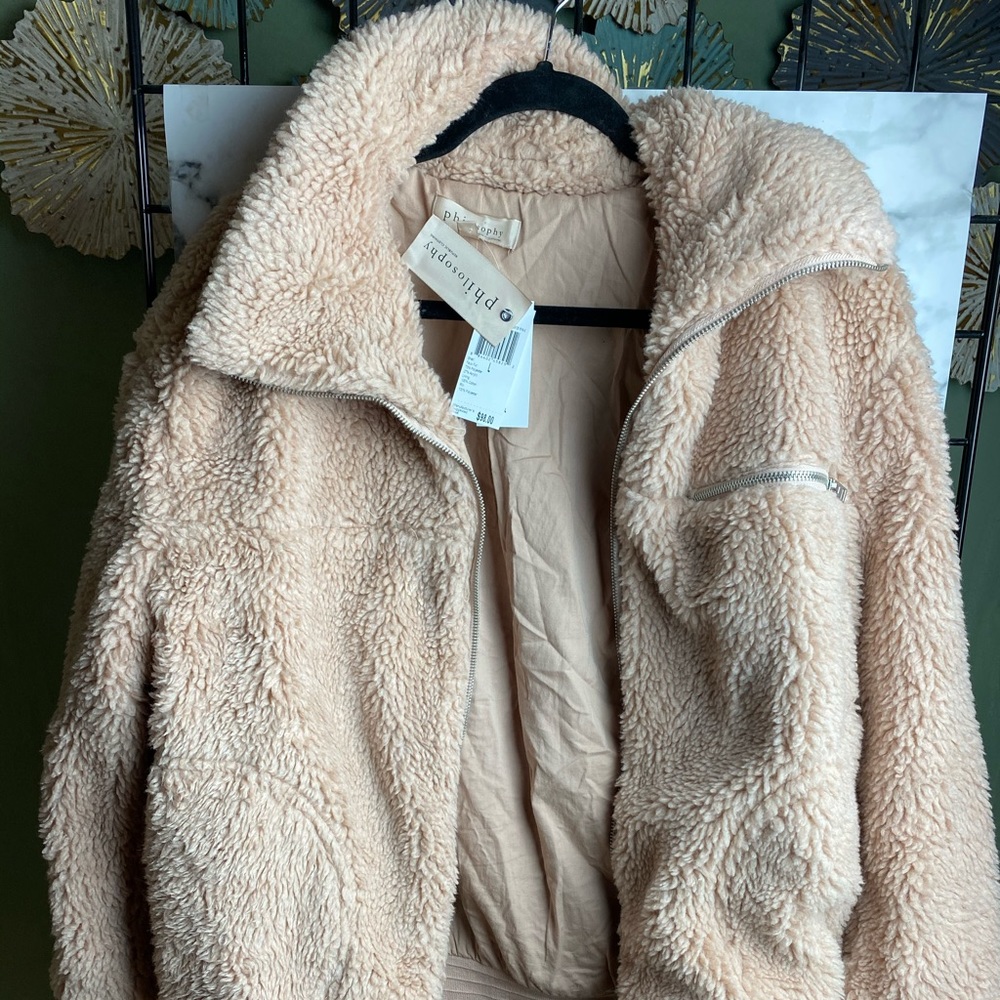 Faux fur jacket